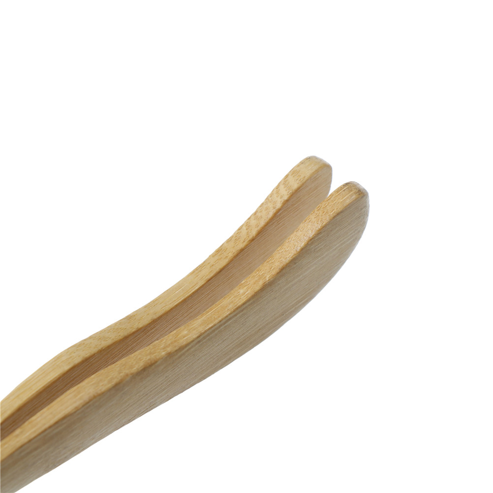 1 st handgjorda bambu te klämmor pincett böjda raka te tillbehör te pinnar naturlig bambu te klämma