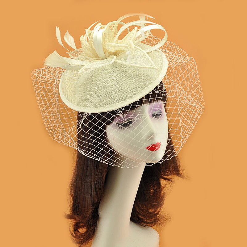 Wedding Bridal Hats bridcage Veil Fascinators headpiece party hair accessories party Hat wedding accessories