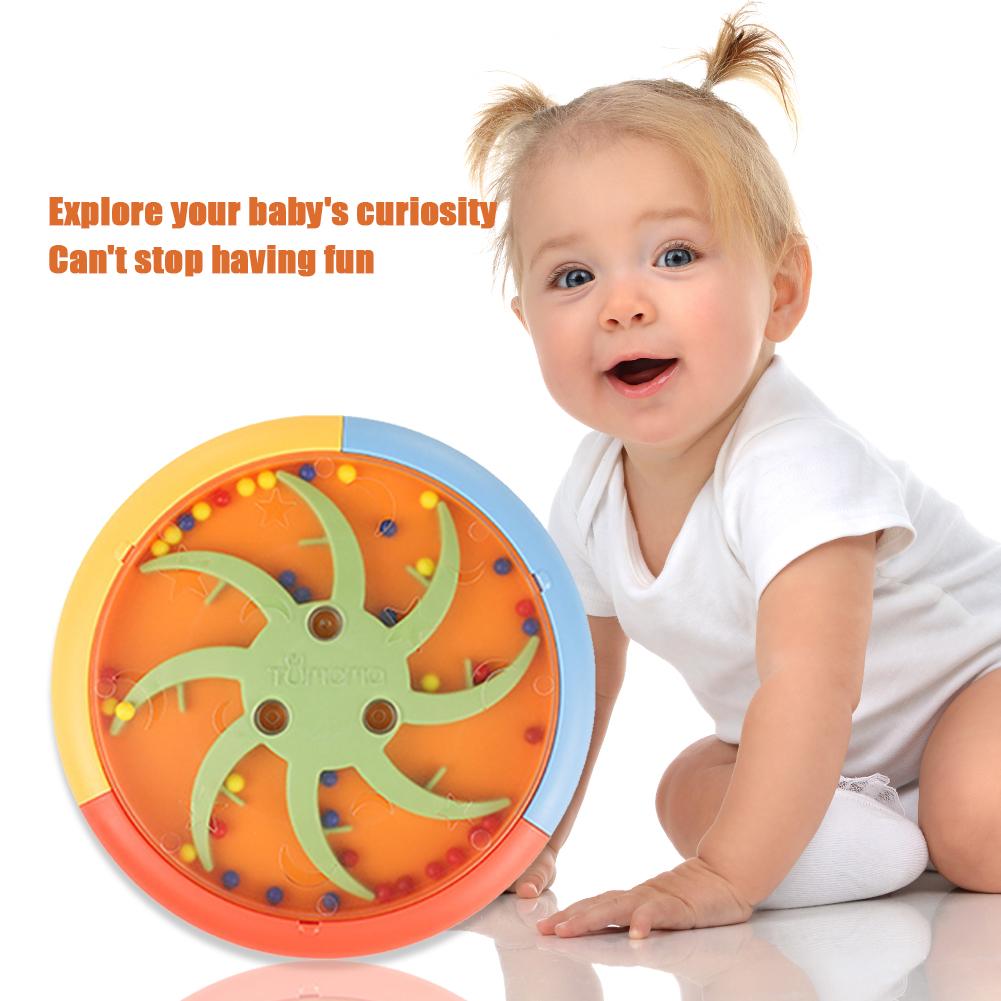 3D Stereo Rotary Maze Round Plate Turntable Intelligence Development Puzzle Toy Breakthrough Ball Beads Baby Toy