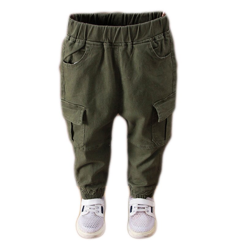 Baby Jongens Broek 3-11years Oude Grote Zakken Cargo Broek En Najaar Kinderen Broek Katoenen Broek 3 Kleuren Peuter broek