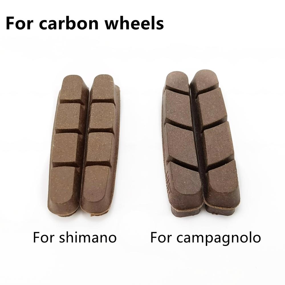 ! Cork brake pads for carbon rims road bike brake pads used for carbon wheelset rim brake pads