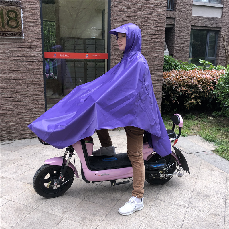 Mens Womens Fietsen Fiets Regenjas Rain Cape Poncho Hooded Winddicht Regen Jas Scootmobiel Cover 5 kleuren