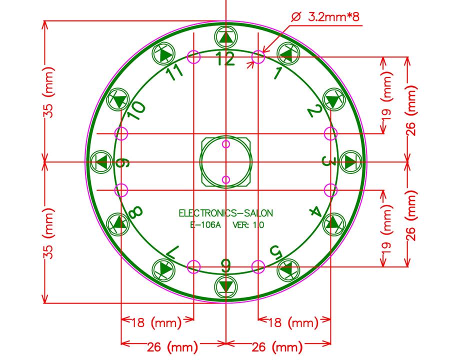 12 Position LED Electronic Lucky Rotary Board Kit,... – Grandado
