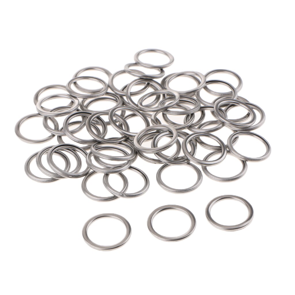 50x Metal Oil Drain Plug Gaskets 12157-10010 For Toyota 4Runner Highlander