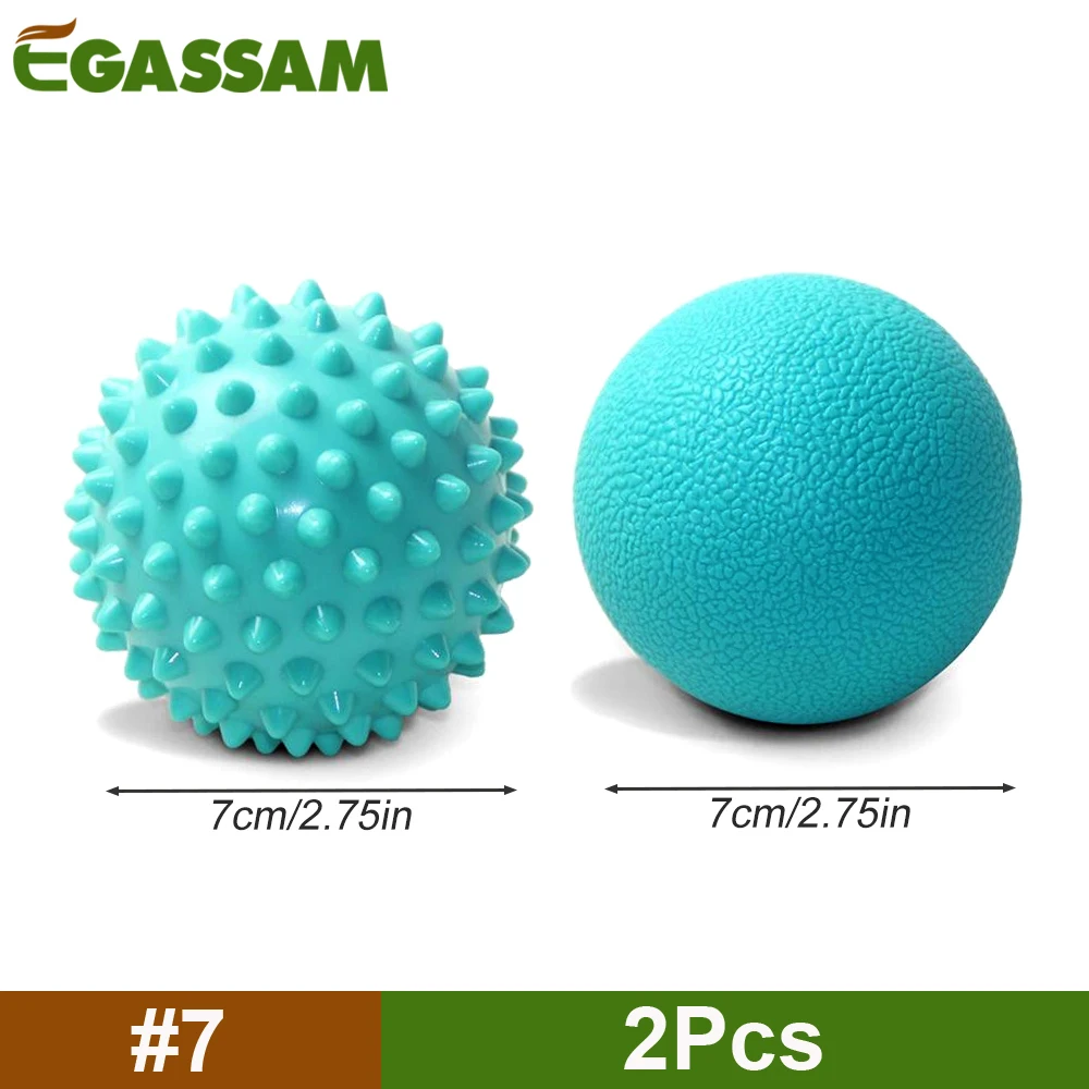 Massage Bal-Voet Pijn Therapie Kit-Plantaire Fasciitis, Hielspoor, Pijnlijke Spieren, Trigger Point - Back, Arm, Nek, Schouder, Been: Zilver