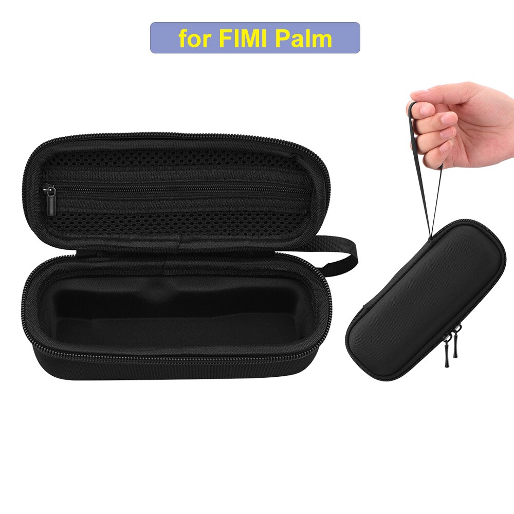 tragbar Lager Tasche für FIMI Palme Handheld Gimbal Durchführung fallen Schutz Hardshell Kasten Handtasche für Fimi Palme 2 Zubehör: Schwarz