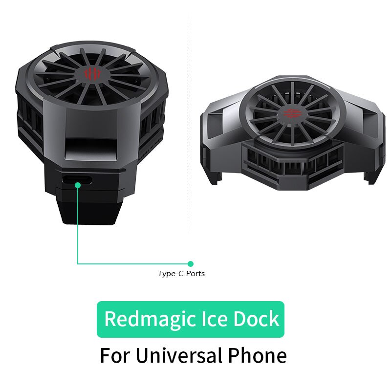 100% Original Nubia Red Magic 5G ICE Dock Red Magic 5S FunCooler Pro: Fun Cooler Pro Unive