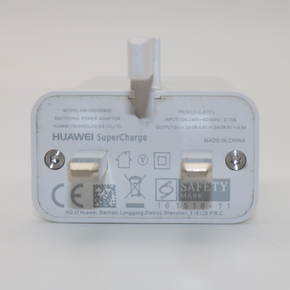 HUAWEI Supercharge UK For Mate9 10Pro P10Plus Fast Charger Quick Travel Wall Adapter 5V/4.5A 4.5V/5A 5V/2A Type-C 3.0 USB Cable