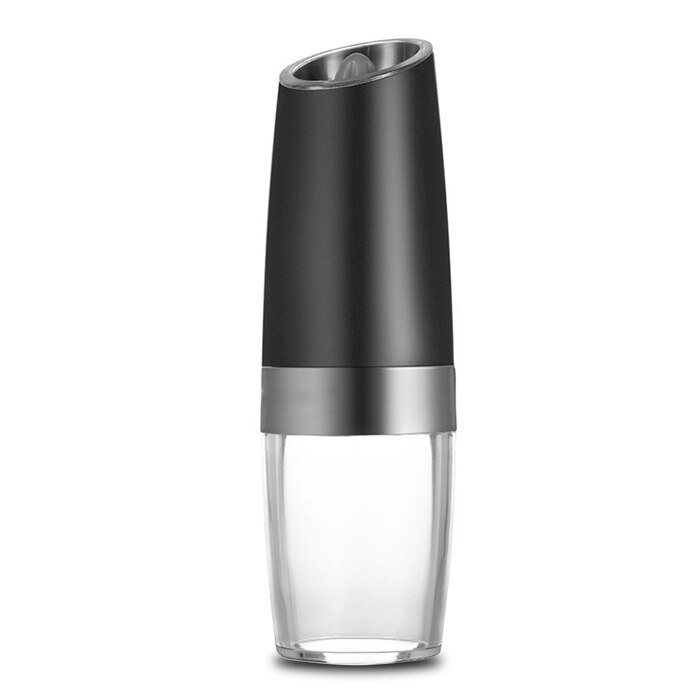 Elektrische automatische molens peper- en zoutmolen led-verlichting peper kruiden graanmolen porseleinen maalkernmolen keukengereedschap: 1
