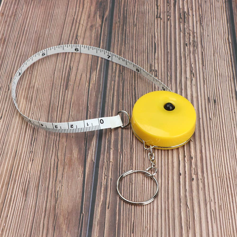 Couleur bonbon Portable porte-clés ruban à mesurer – Grandado