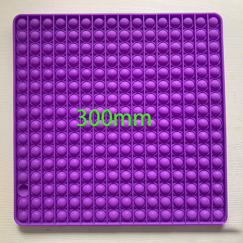 Super GROßE GRÖßE 30cm Zappeln Spielzeug Platz Anti-betonen-Spielzeug drücken blasiert Figet Sensorischen Squishy Jouet Gießen Autiste Für Erwachsene msxf: Violett