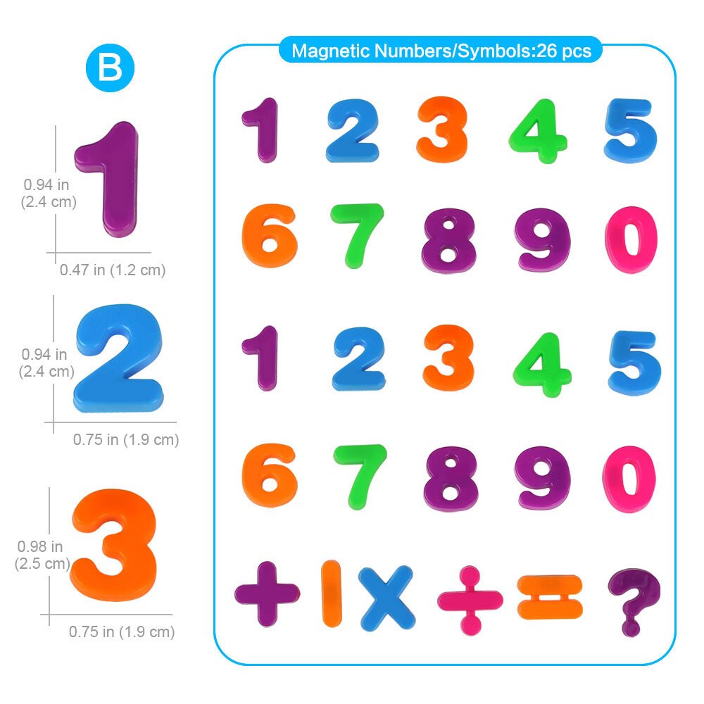 33 st/set 2cm magnet ryska bokstäver alfabet pussel färgglad pedagogisk inlärningsleksak pedagogisk för barn kylskåpsmagnet