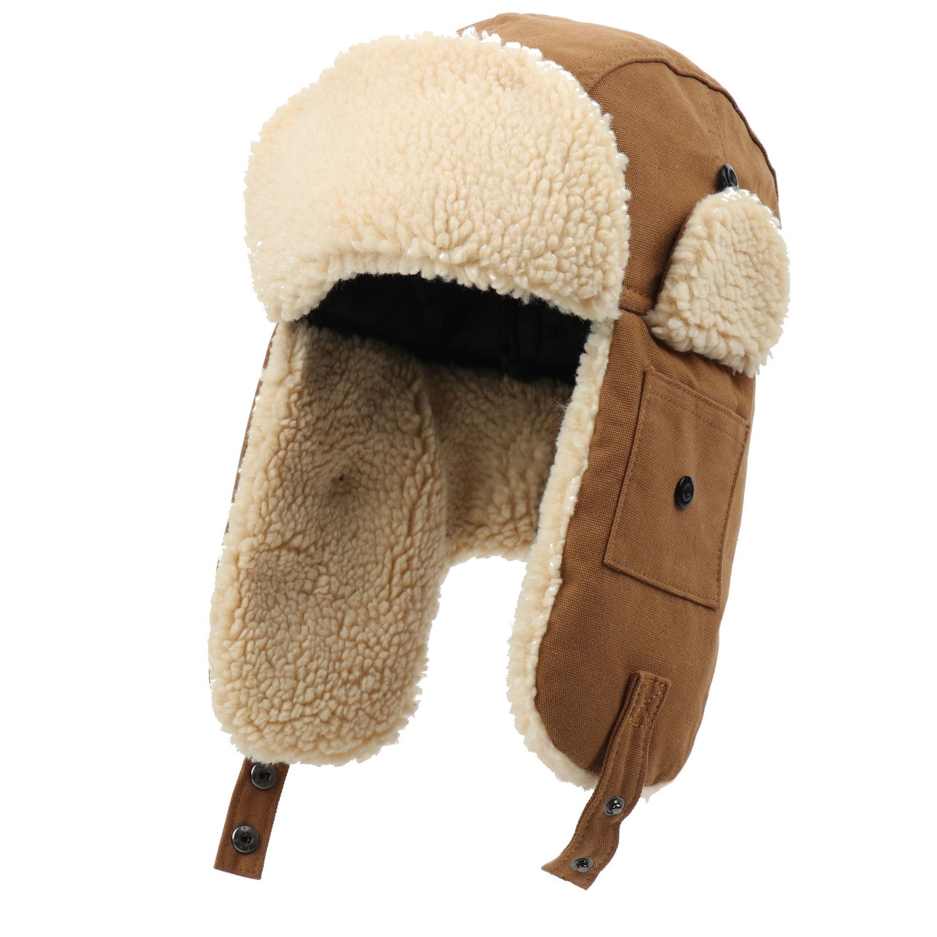 Gorro de aviador con mascarillas para niños y adultos, gorro impermeable de piloto, protección para las orejas, pasamontañas, de invierno,: Brown 1