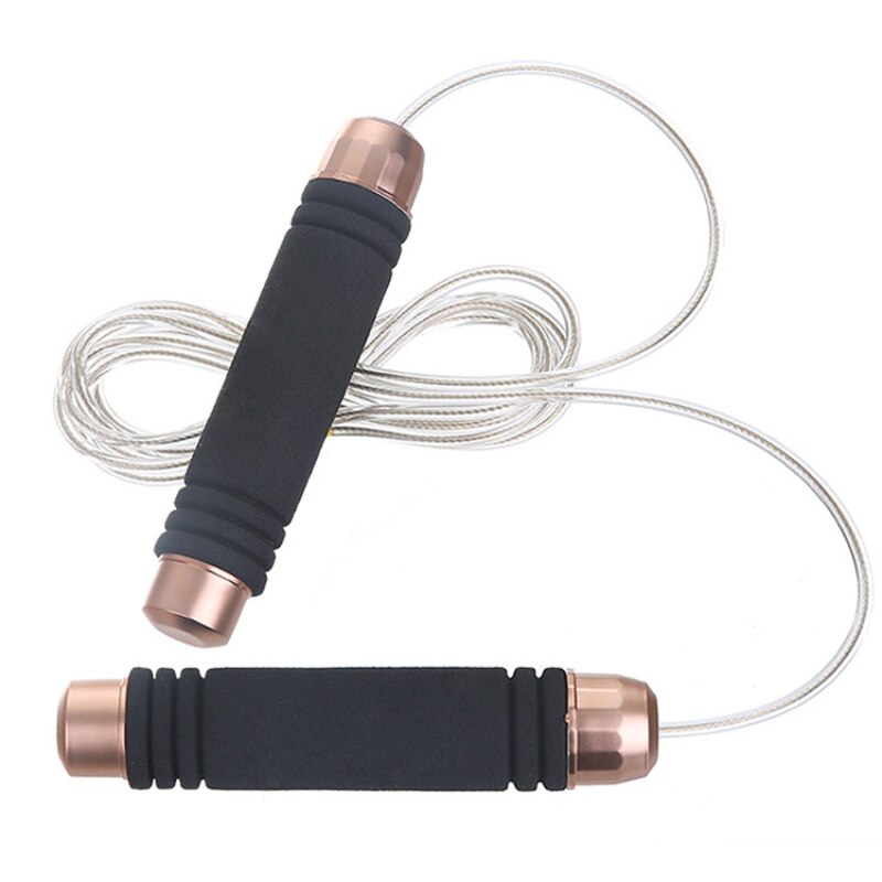 Speed Jump Rope Crossfit Men Women Gym PVC Skipping Rope Adjustable Fitness Equipment Muscle Boxing Training: Black-170g