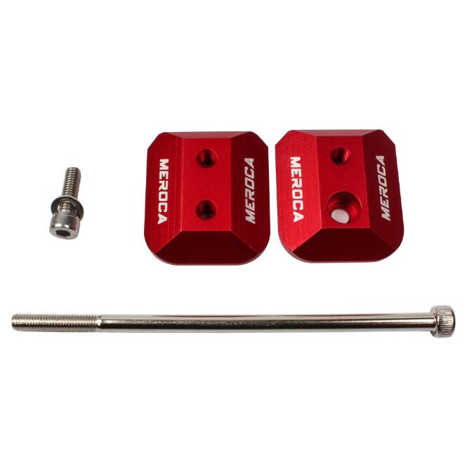 Meroca schuiffiets gebroken trapeziummoer naaf veiligheidsgesp schroef aangepaste kinderloopwagen schuiffiets: Rood (halve fiets)