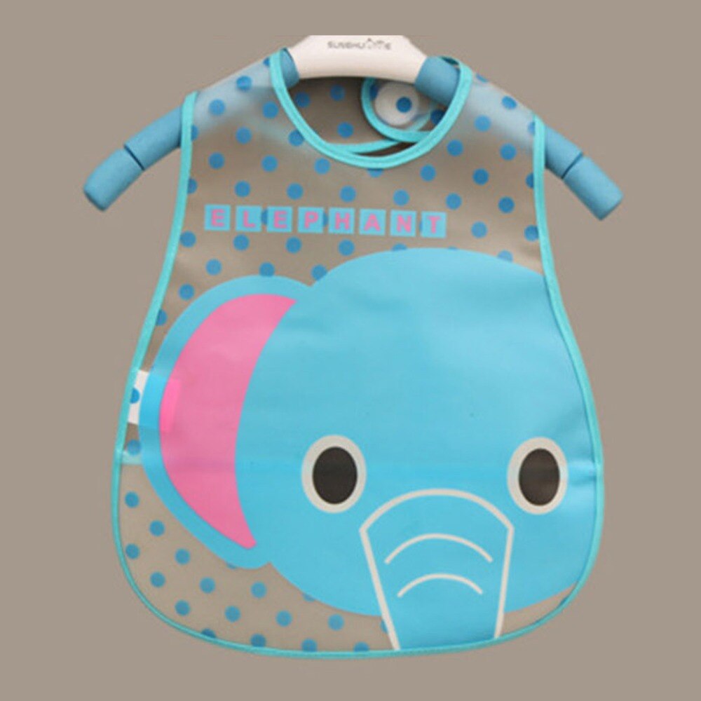 Baberos de bebé UNIKIDS impermeable elefante de dibujos animados niños Baberos ropa de ropa de toalla ropa de niños Accessori