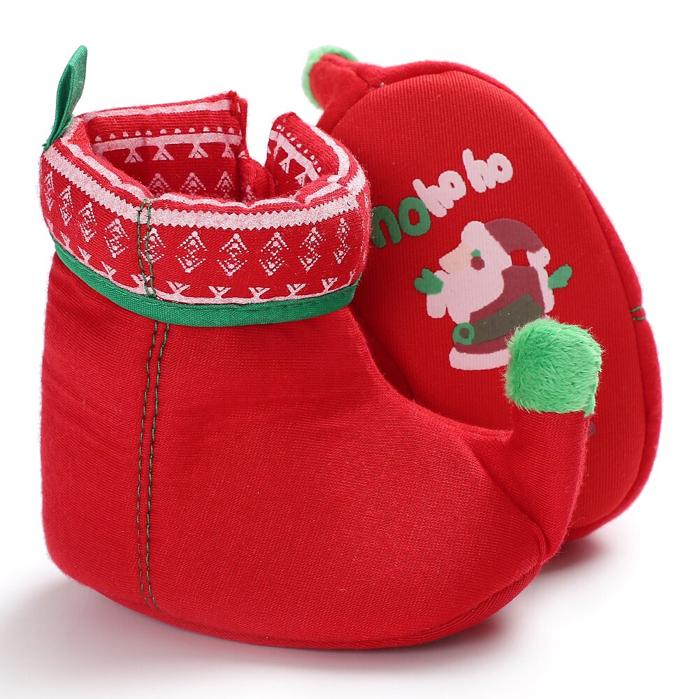Weihnachten Elf Baby Schnee Stiefel Winter Baby Erste Wanderer Kleinkinder Anti-slip Baby Junge Mädchen Schuhe Warme Baby Schuhe DS19