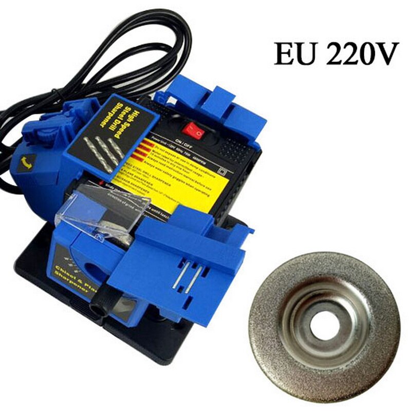 96W/65W 3 in1 Multifunction Knife Sharpener Electric Drill Sharpening Machine Kitchen Knife Sharper Grinding Sharpener US EU