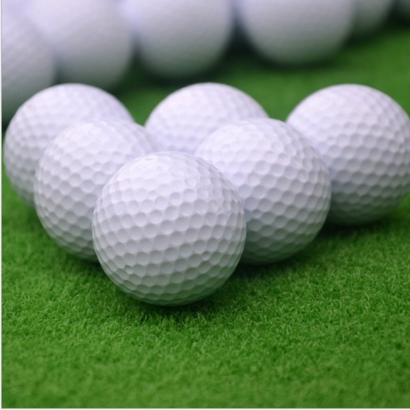 White Golf Ball Indoor Exercise Toy Ball Golf Ball Soft Indoor Practice Safety