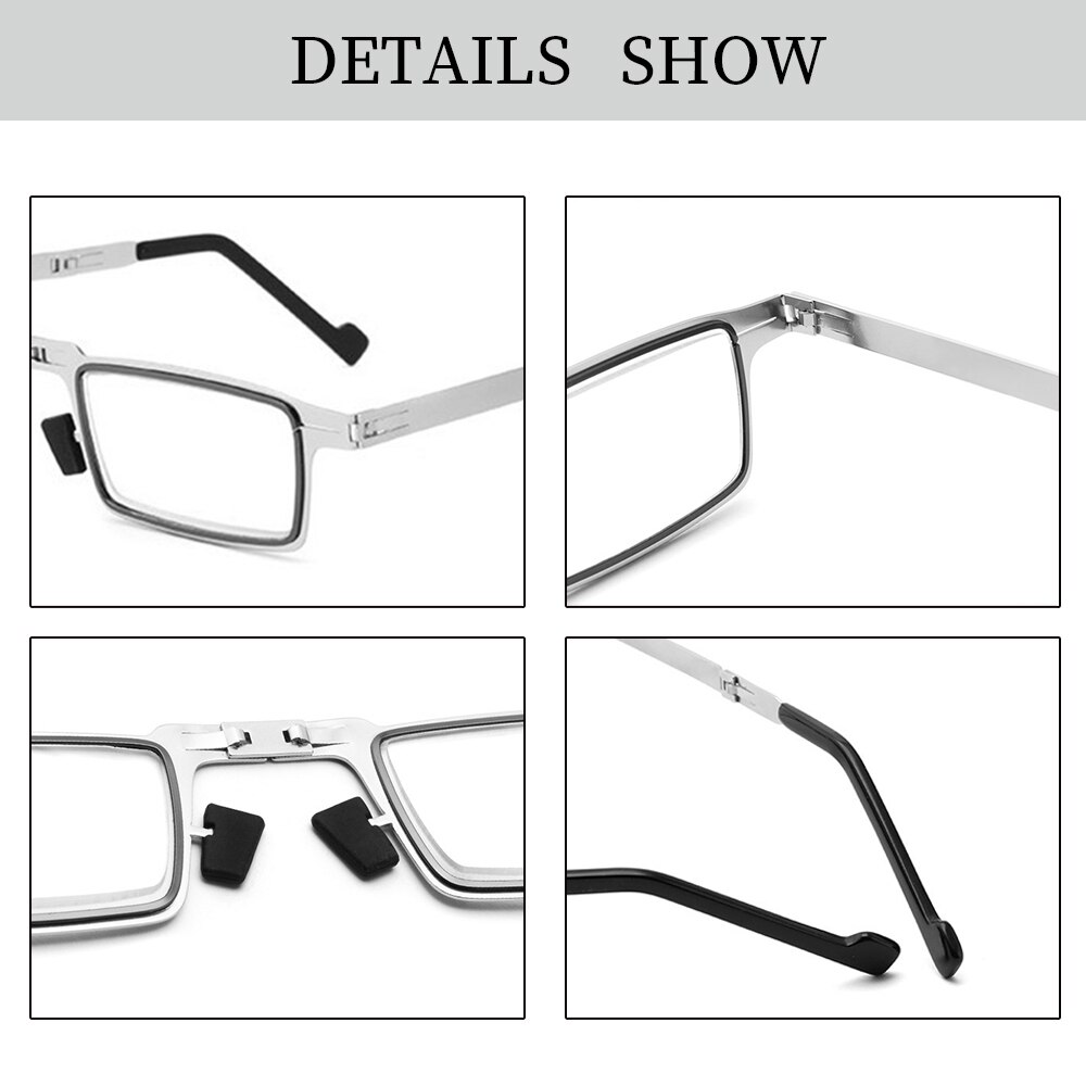 KAEDEK gafas de lectura plegables con bloqueo azul para hombres y mujeres 2025, gafas plegables sin tornillos para presbicia, hipermetropía, dioptrías