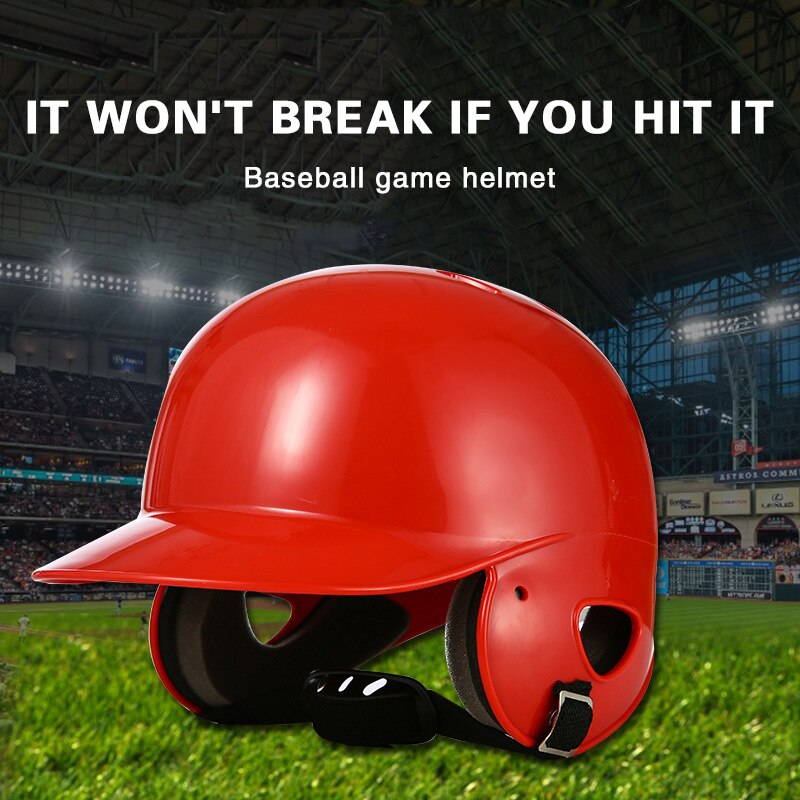 Baseball hjelm voksen teenager børn softball strejke hjelm baseballs match træning hovedbeskyttelse ører hoved ansigt baseball hat