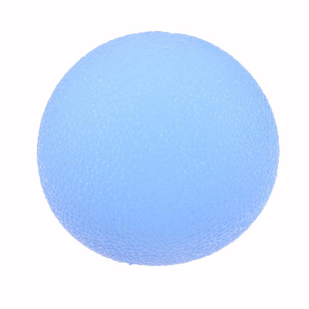 Pelota de silicona para terapia de masaje, agarre de mano de fuerza, Potencia muscular, tren de gelatina, Fitness, ejercitador de dedos: Azul