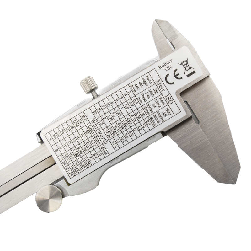 150mm electronic digital vernier caliper measurement tool digital caliper 6 inch lcd stainless steel metal caliper micrometer