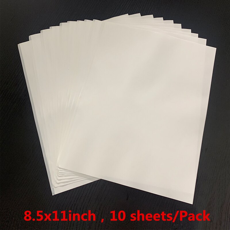 8.5*11/6*8.5 inch Clear Double Sided Adhesive Sheets Strong Sticky Sticker for Photo Albums Paper Card Making Craft DIY: 8.5x11inch