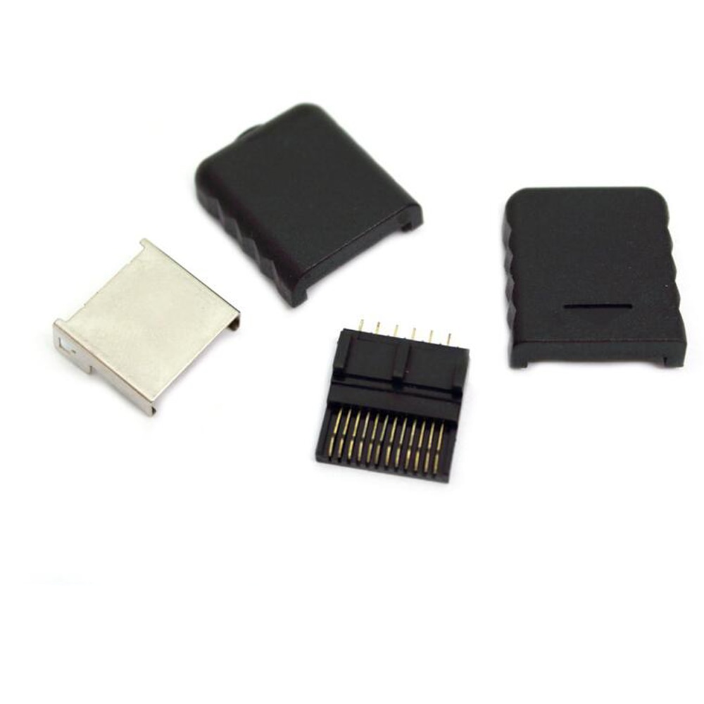 20pcs a lot Connect Port Socket Interface Connector slot for PS2 AV cable Full needle