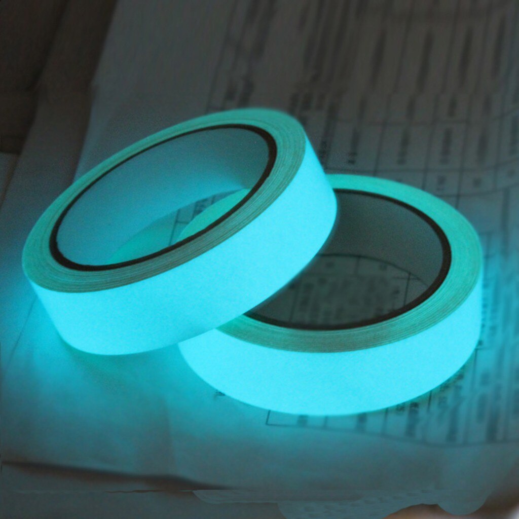 Waterdichte lichtgevende tapes, Glow in The Dark zelfklevende tape, podiumdecoratiestickerbenodigdheden, groen 1,2 cm x 3 m (0,47 inch x 9,8 ft
