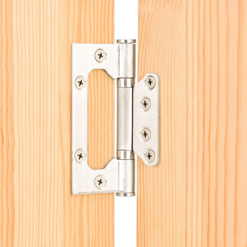 Flush Hinge Heavy Duty Home Door Hinges 304 Stainless Steel, Ball Bearing Hinges For Bedroom Wardrobe, Kitchen Cabinets