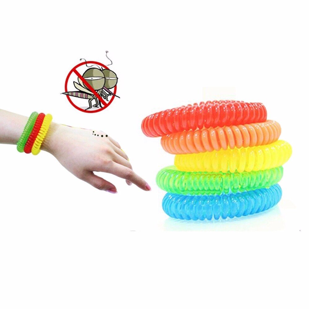 1pc anti myg høj elastisk insektafvisende håndled armbånd armbånd camping udendørs sommer smykker til kvinder mænd
