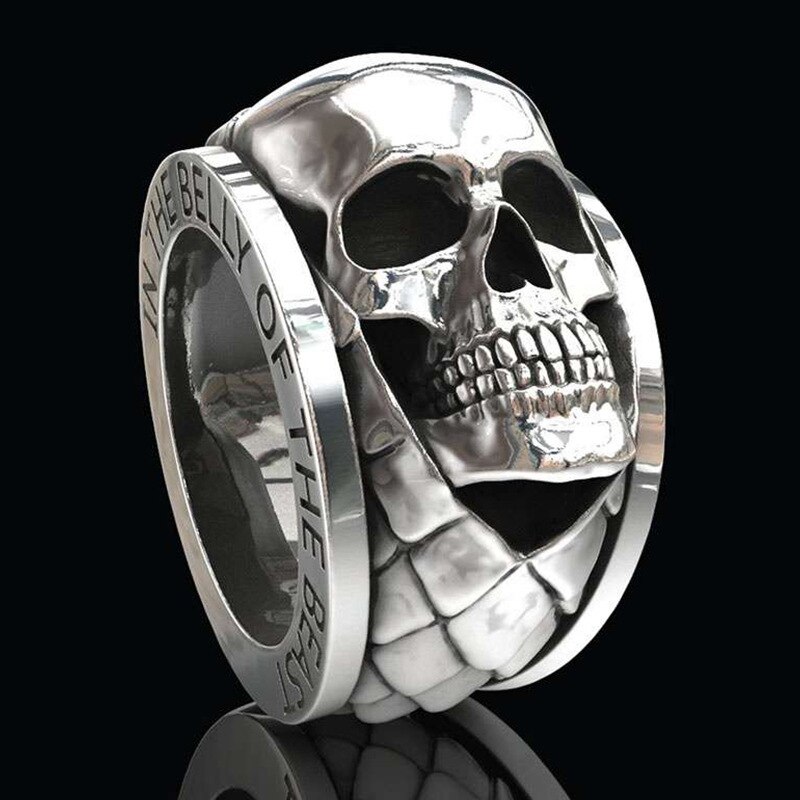 Luxury Skull Men&#39;s Rings Jewelry Accessories Jewelry Men Rings Halloween Rings for Men Cool Stuff Chunky Rings