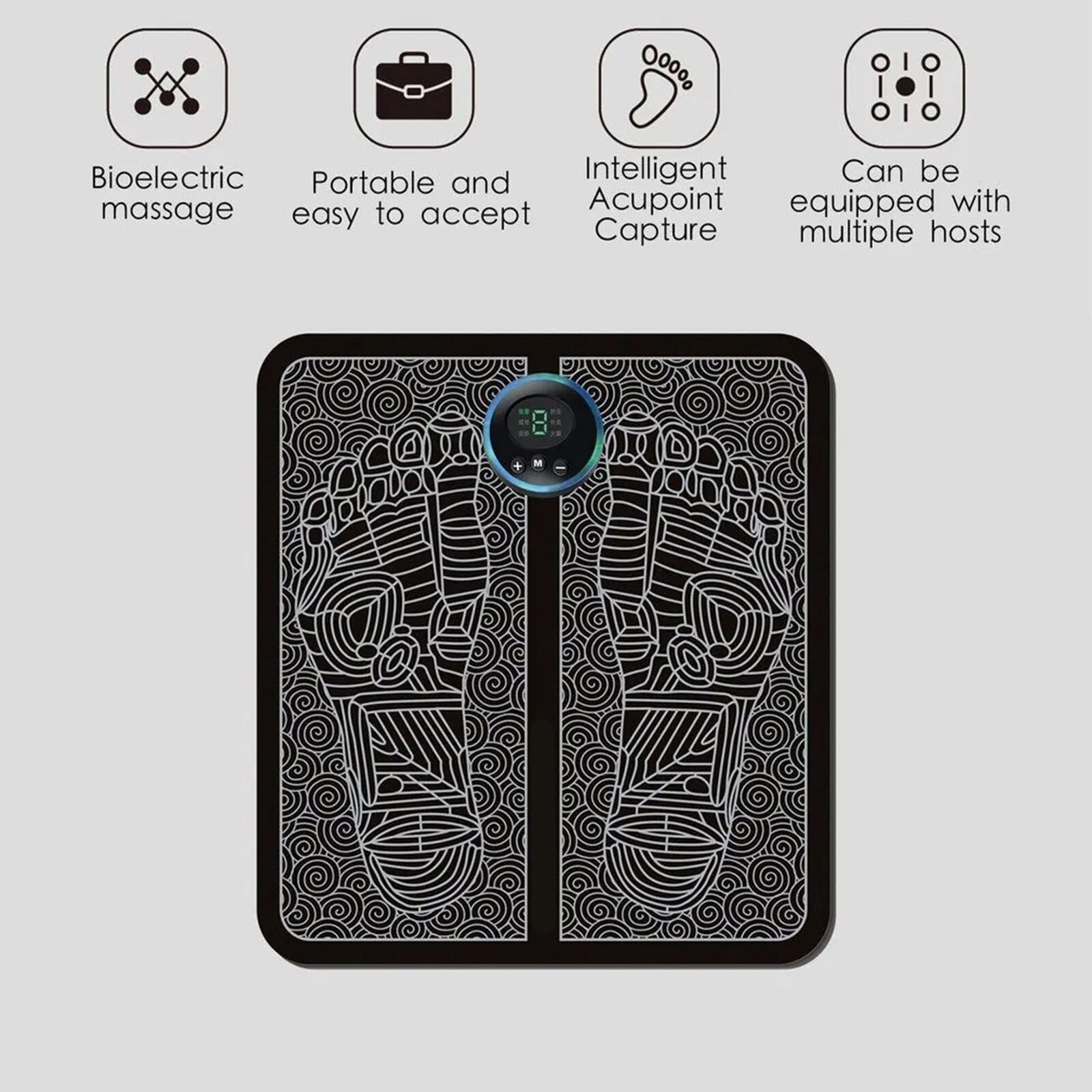 Ems beenvervorming usb voetmassage apparaat draadloze afstandsbediening massagekussen huishouden  kg66