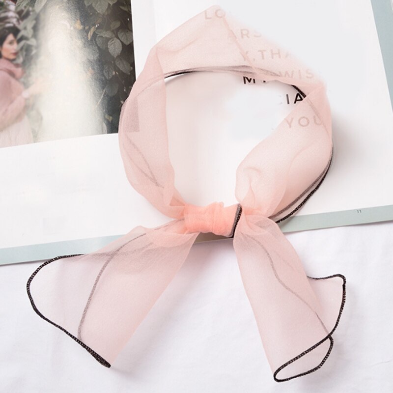 Solid Organza Women scarves Clothing Accessories Candy Color Korean Women Ladies Newest Magic Super Thin Scarves