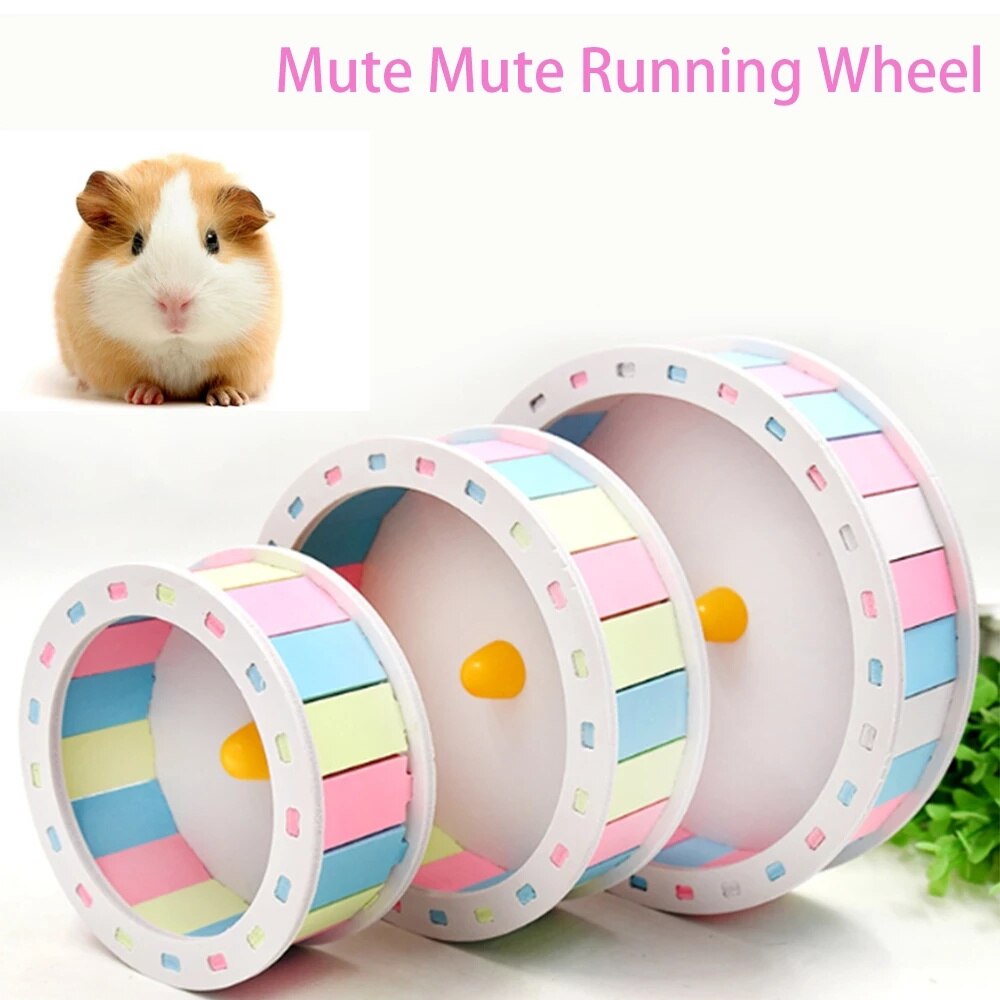 1pcs Pet Sports Wheel Exercise Wheel Hamster Disc Pet Sport Hamster Running Wheel Jogging Wheel Totoro Funny Running Disc Toy