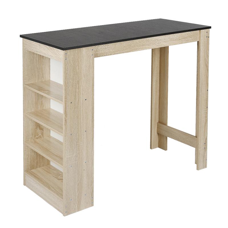 Træ barbord enkelt skab med sidebord 4 farver sofabord husholdning køkken moderne spisebord hwc: 03