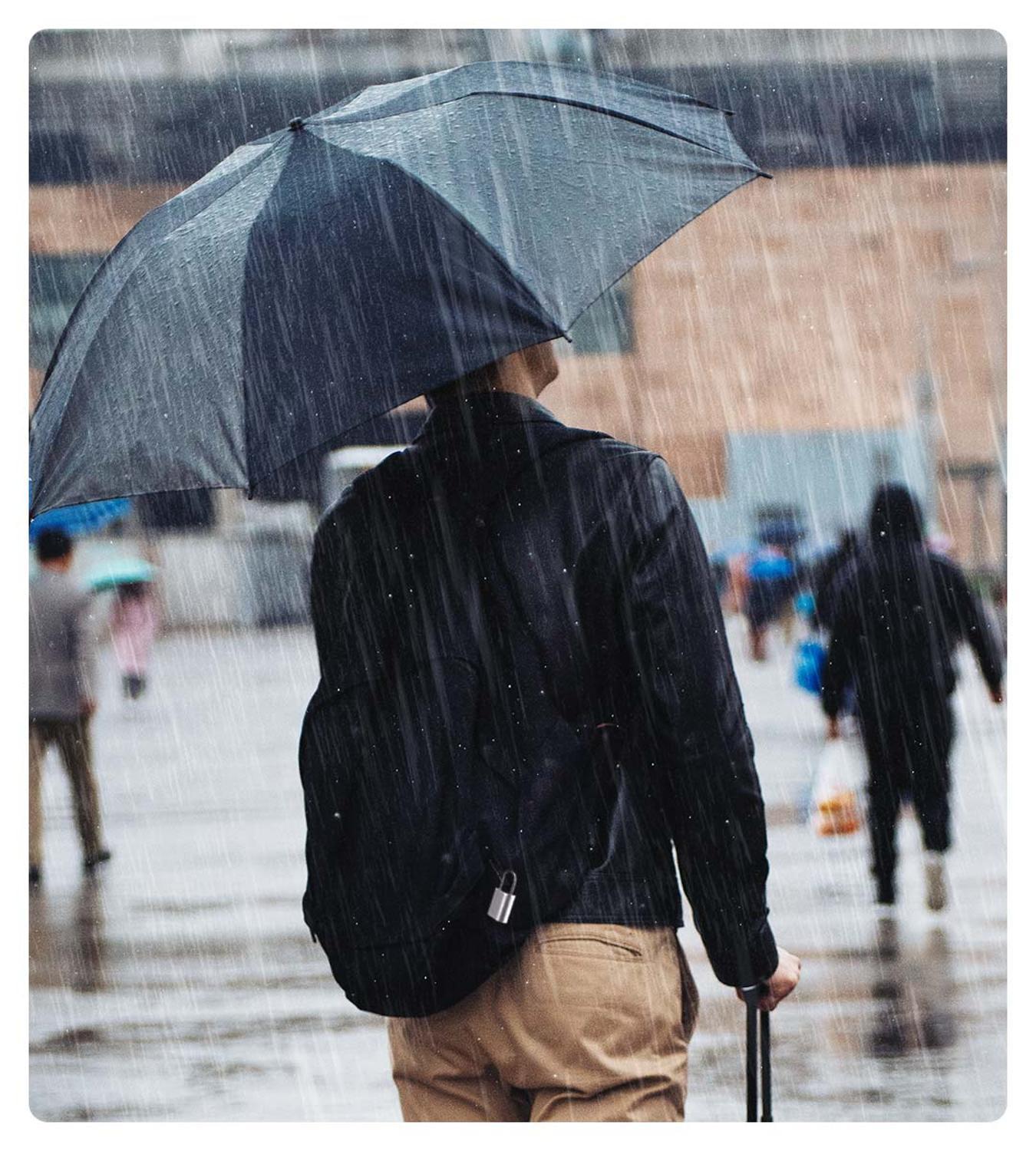 Candado de huellas dactilares Xiaomi NOC LOC, huella digital, un toque abierto IPX7, candado portátil impermeable de Xiaomi, sistema para Smart Home