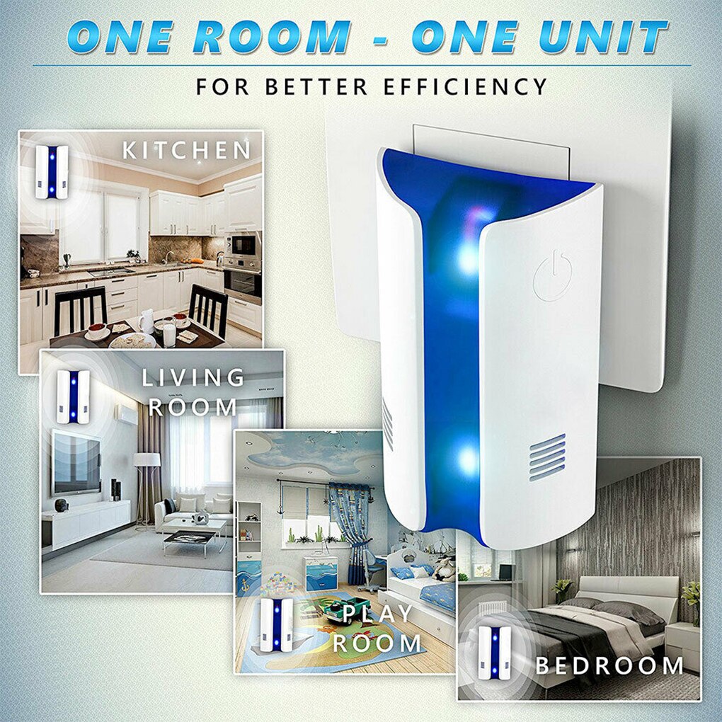 Electronic Flying Bugs Repeller Machine Multifunction Sonic Wave Insect Repeller Home Supplies