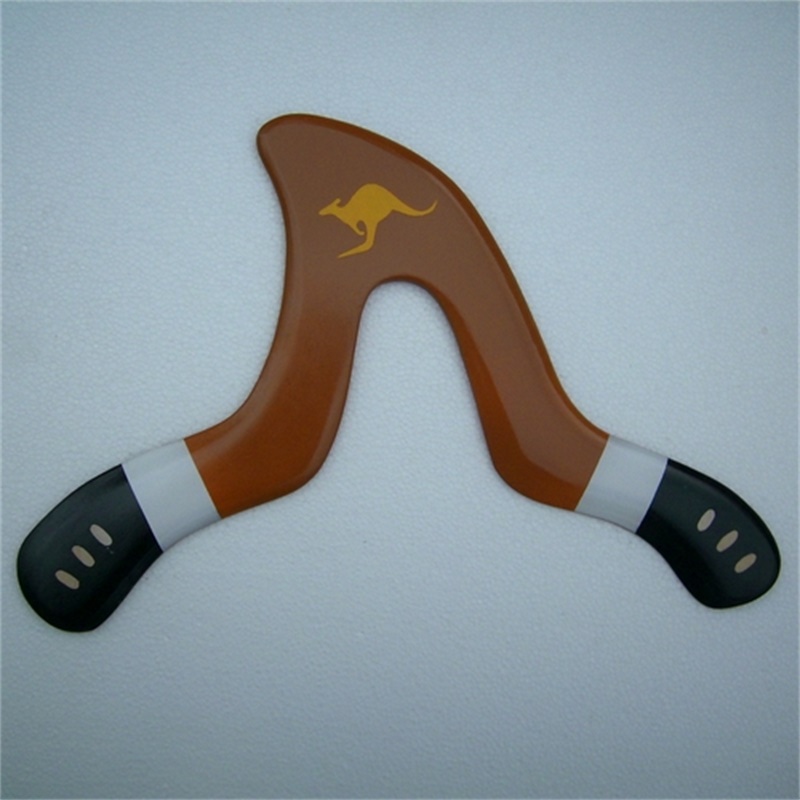 Handcrafted Wooden Boomerang Children's adult outdoor toys personal interaction toys handmade Wooden aircraft