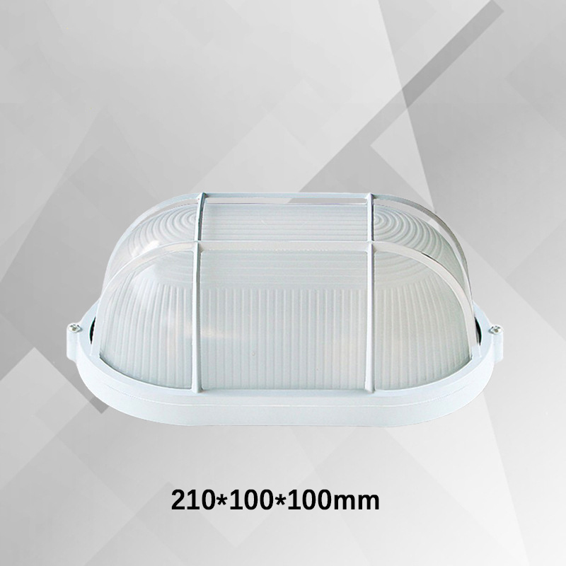 E27 Retro Vocht Explosieveilige Buitenwandlamp Vintage Waterdichte AC85-265V Plafondlamp Buitenmuur- en verandaverlichting: Cold White