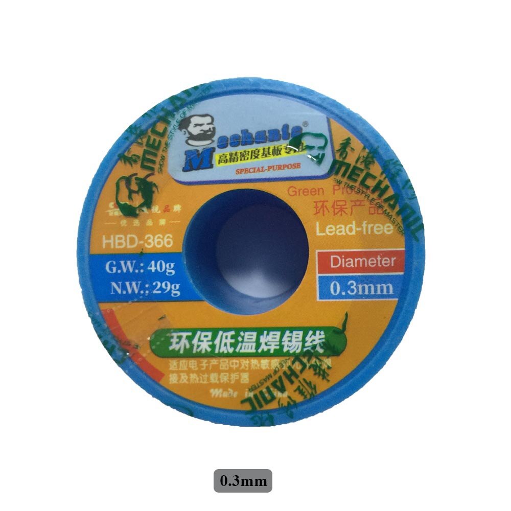 Fil à souder, fil en étain 0.3/0.4/0.5/0.6 MM, Flux de solage, fil de soudure à souder, fer à souder sans plomb, basse température, fil en étain: 0.3