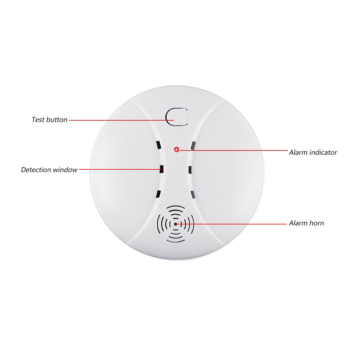 Røyk branndetektorer 433 mhz trådløse detektorer alarm hjem sikkerhet alarm system røykvarsler sensorer sett