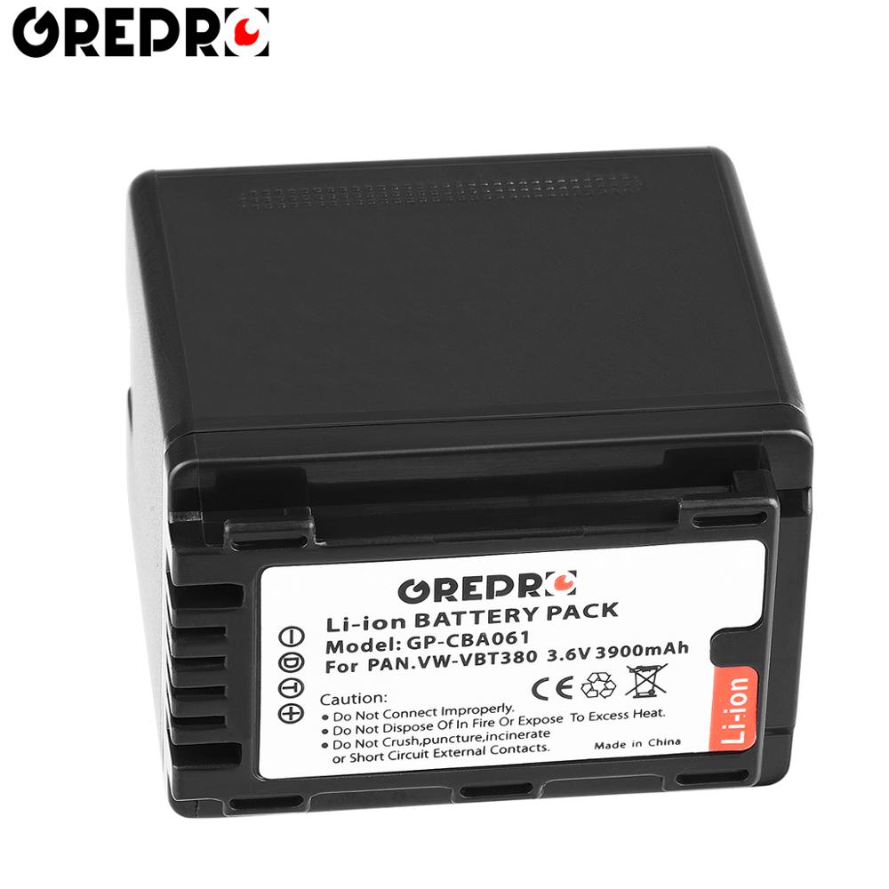 2 Stuks Vw VBT380 VW-VBT380 Batterij + Dual Usb Oplader Voor Panasonic VW-VBT190 HC-V770, HC-V720, HC-V727, HC-V730, HC-V750 HC-V760