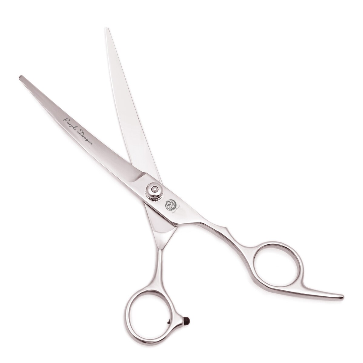 Professionelle Hundesalon Schere Set 6.0 "Edelstahl Lila Drachen Hund Schere Gebogene Schere Gerade Schere Ausdünnung Schere Z4001