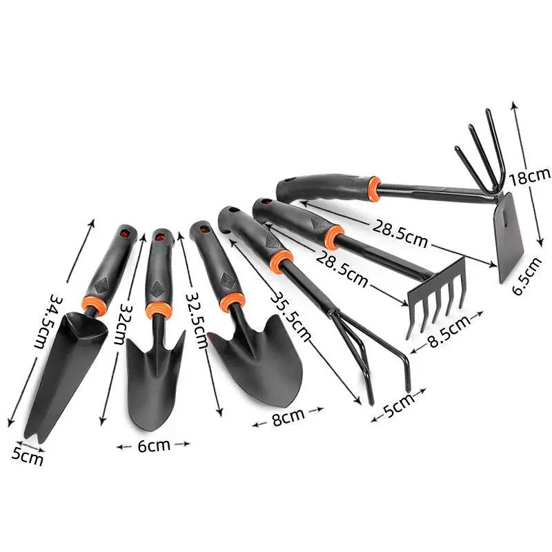 Garden Hand Tool Set Wide Shovel Hand Cultivator Rake Double-Sided Cultivator Plant Tool for Digging Transplanting Weedin