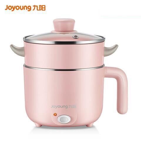 Joyoung GD76 Electric Cooker Household Steaming Cooking Mini Cooker Pot Multi Cooker Safety Protection Cooking Pot: With Steamer / AU