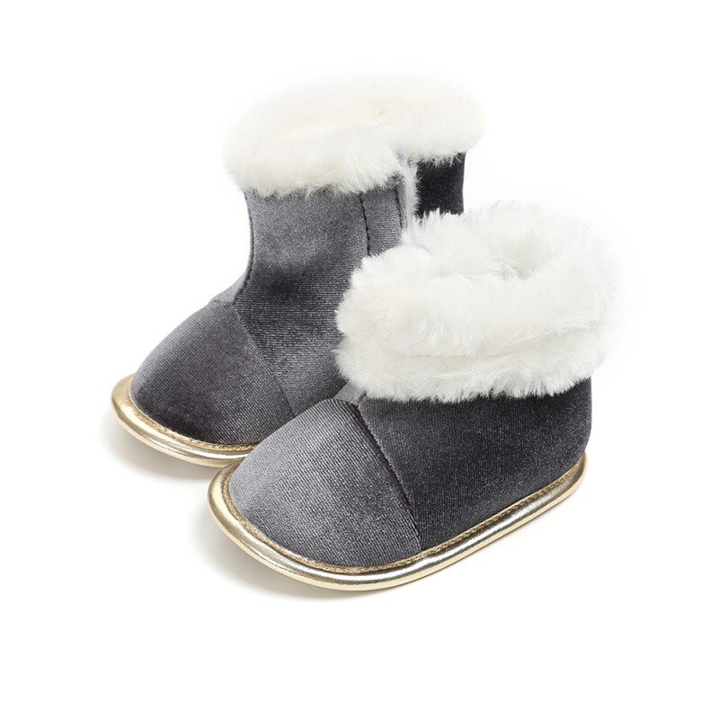 Baby Laarzen Winter Baby Boy Meisjes Laarzen Schoenen Warme Zachte Zolen Baby Peuter Kinderen Meisje Schoeisel: C / 13-18 months