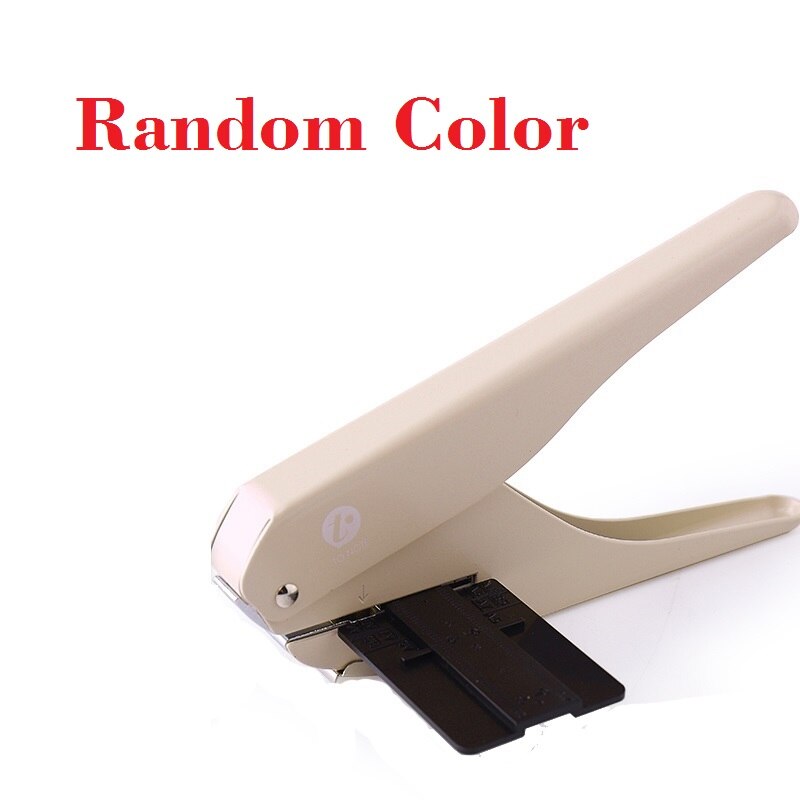 Mushroom Hole Puncher For Happy Planner Hole Punch Loose-leaf Manual Punching School Supplies; 10 Sheet Papers One Time: Punch Random Color