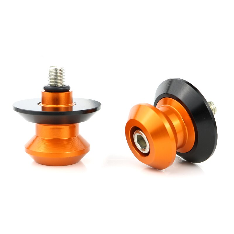 For Kawasaki Ninja 300R EX300 Ninja 250 250R EX250 Swingarm Stand Bobbins Swing Arm Spools Sliders Motorcycle CNC Aluminum: orange